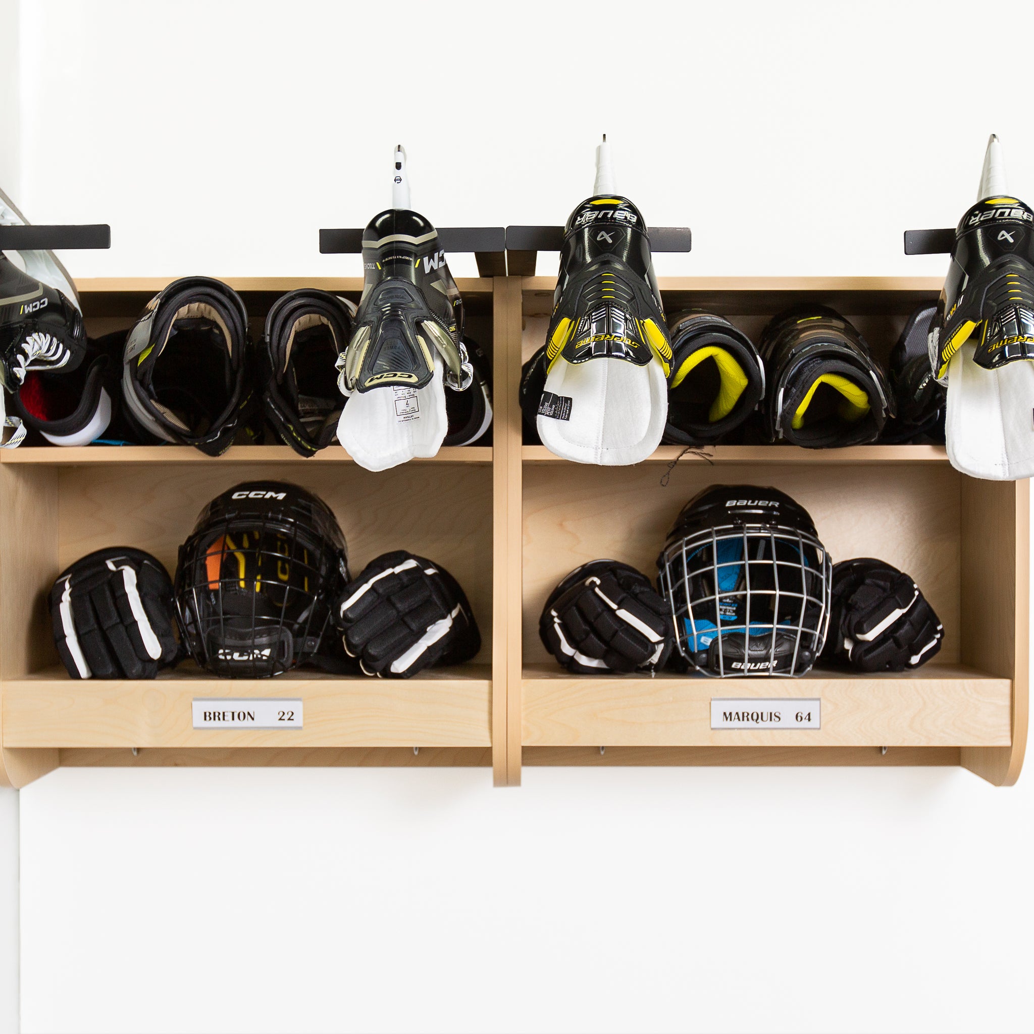 Unité supérieure du casier de hockey Locker Prohome – rangement haut