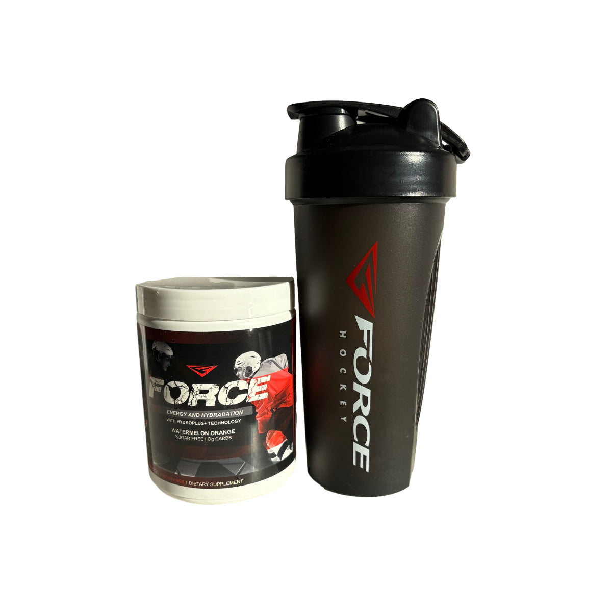 Combo Formula Hydratation Energy Force + Bouteille / Bottle - Gourde Shaker Noire - Black Shaker Bottle