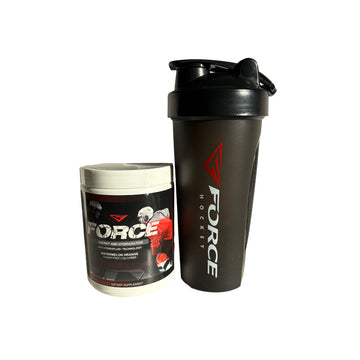 Combo Formula Hydratation Energy Force + Bouteille / Bottle - Gourde Shaker Noire - Black Shaker Bottle
