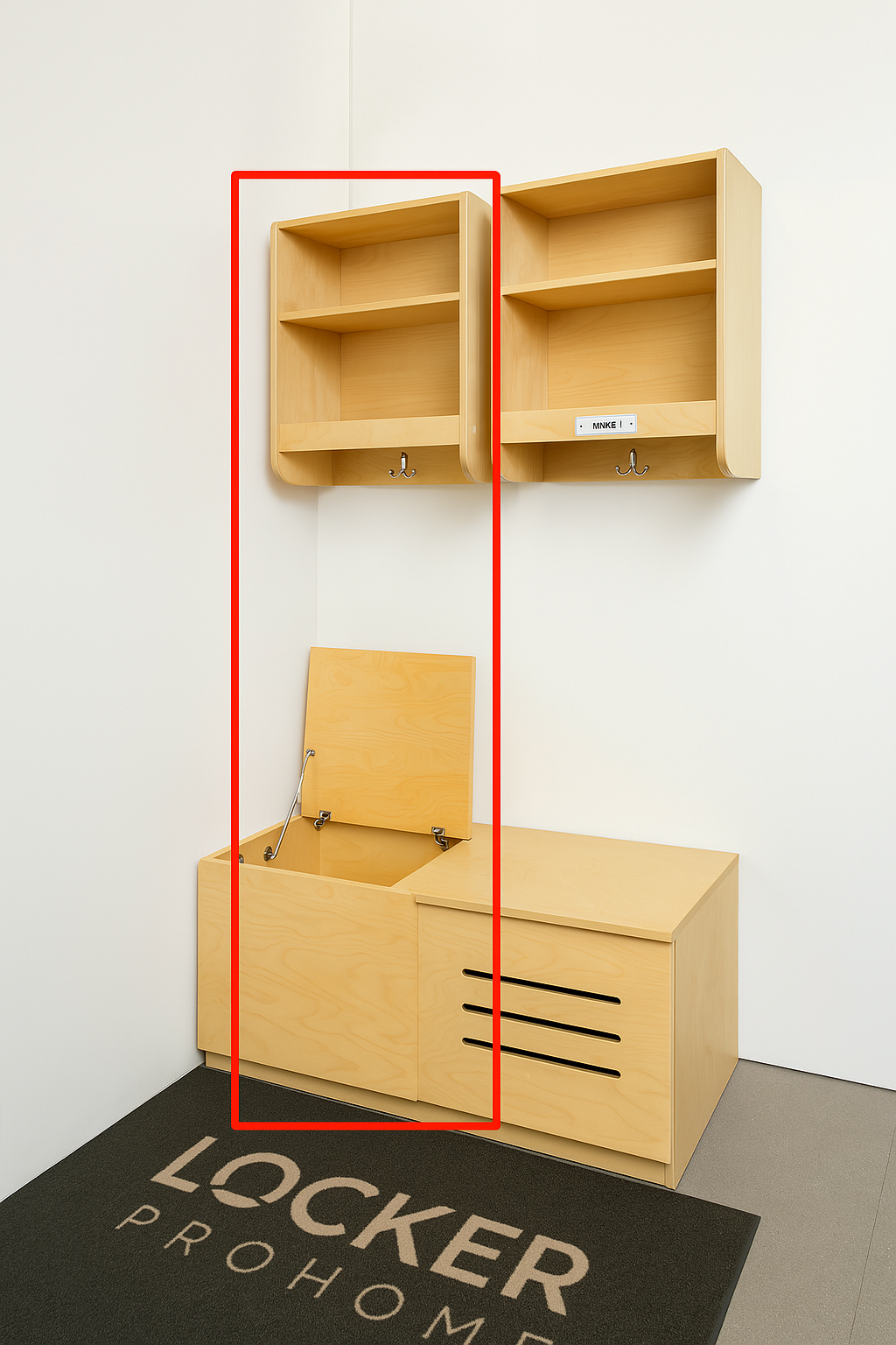 Locker Prohome (complet / full) - Avec supports de patins / With skate racks - Rangement