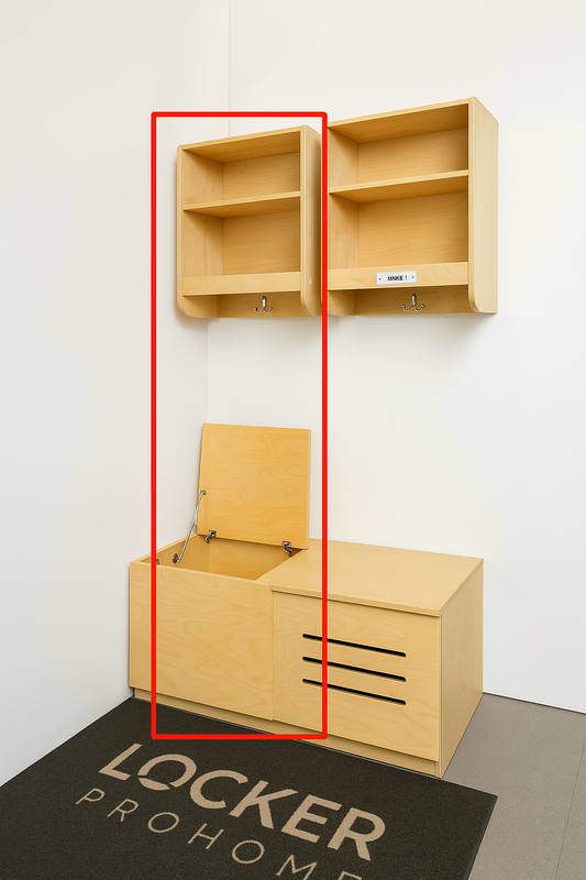 Locker Prohome (complet / full) - Avec supports de patins / With skate racks - Rangement