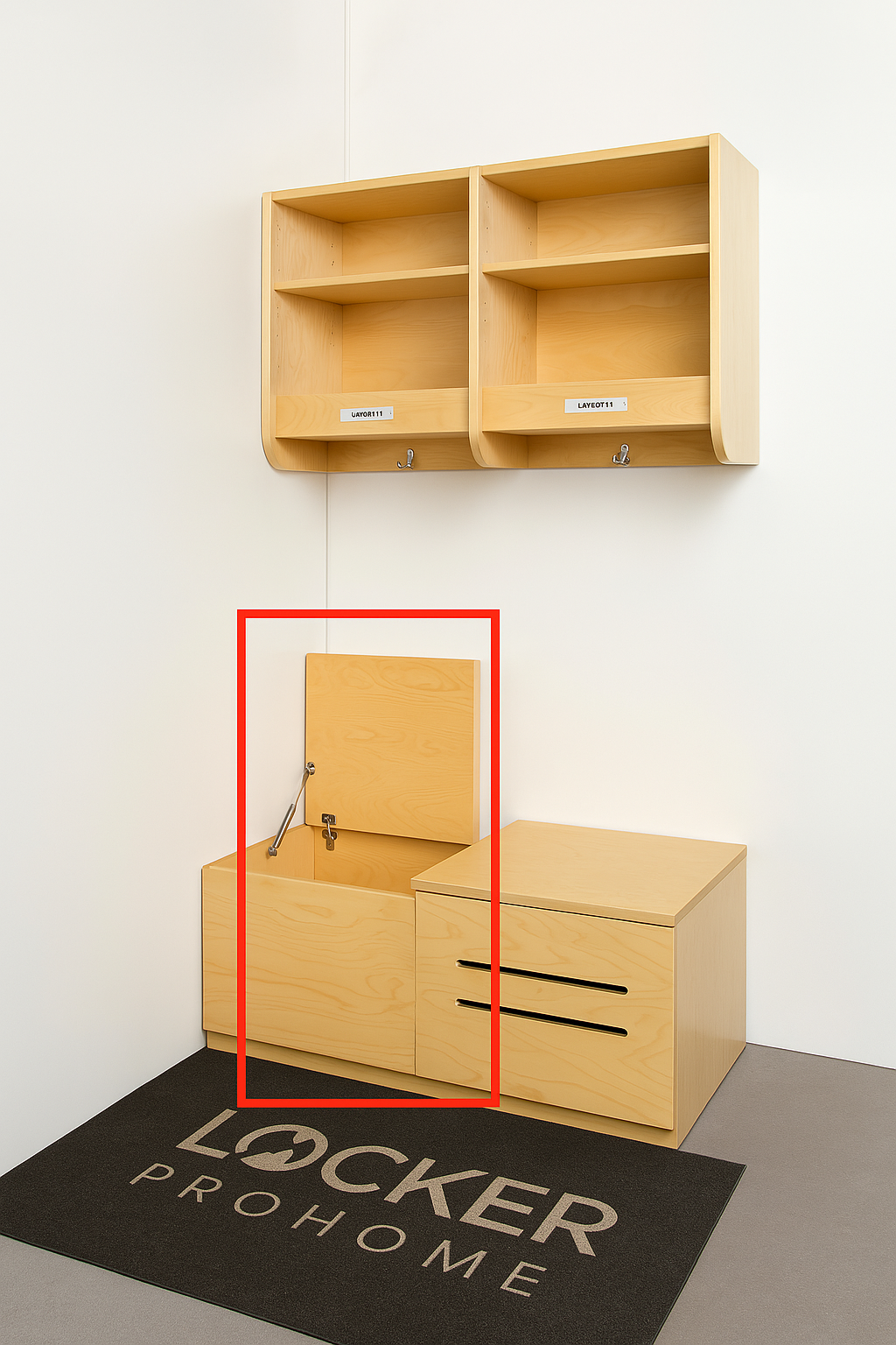 Locker Prohome (unité du bas / lower unit) - Rangement