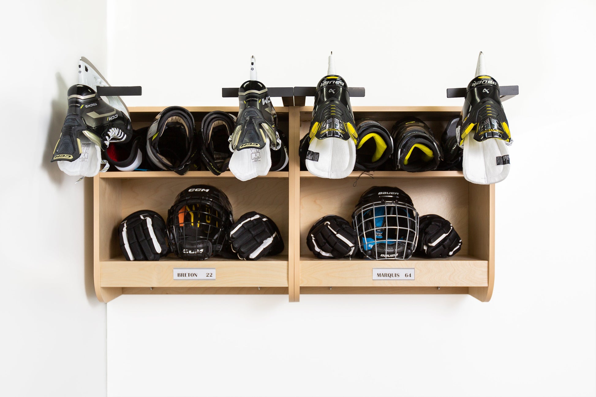 Unité supérieure du casier de hockey Locker Prohome – rangement haut